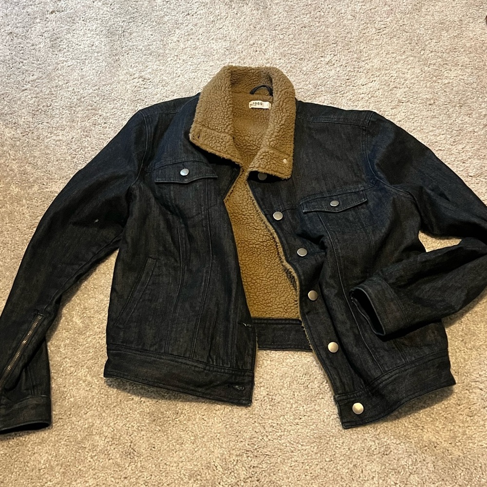 Gap Shearling Lined Jean Jacket